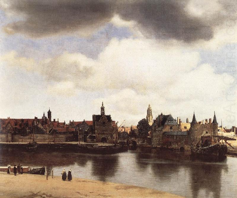 Jan Vermeer View of Delft china oil painting image